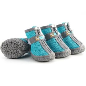 Non Slip Dog Shoes Warm Plush Lining Breathable Pet Boots for Paw Protection