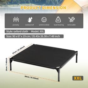 XXL Oxford cloth pet bed, wear-resistant, scratch resistant, waterproof, easy to clean, breathable, comfortable and non collapsing