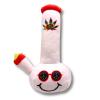 My Name is Lil Billie, Funny Weed Theme Catnip Toy, Cute Stuffed Parody Pot Bong, Cool Plush 420 Novelty Gift for Pets & Their Owners
