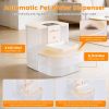 Smart Pet Water Fountain Automatic Cat Water Dispenser 4.5L Cordless Rechargeable Dog Water Fountain Self-Refill with 3 Adjustable Volume 3 Time Inter